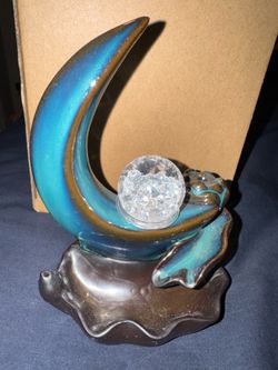 Crystal moon backflow burner