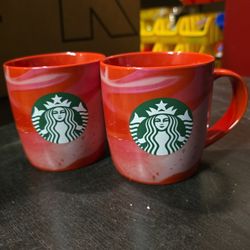 Set Of Two Starbucks Mugs