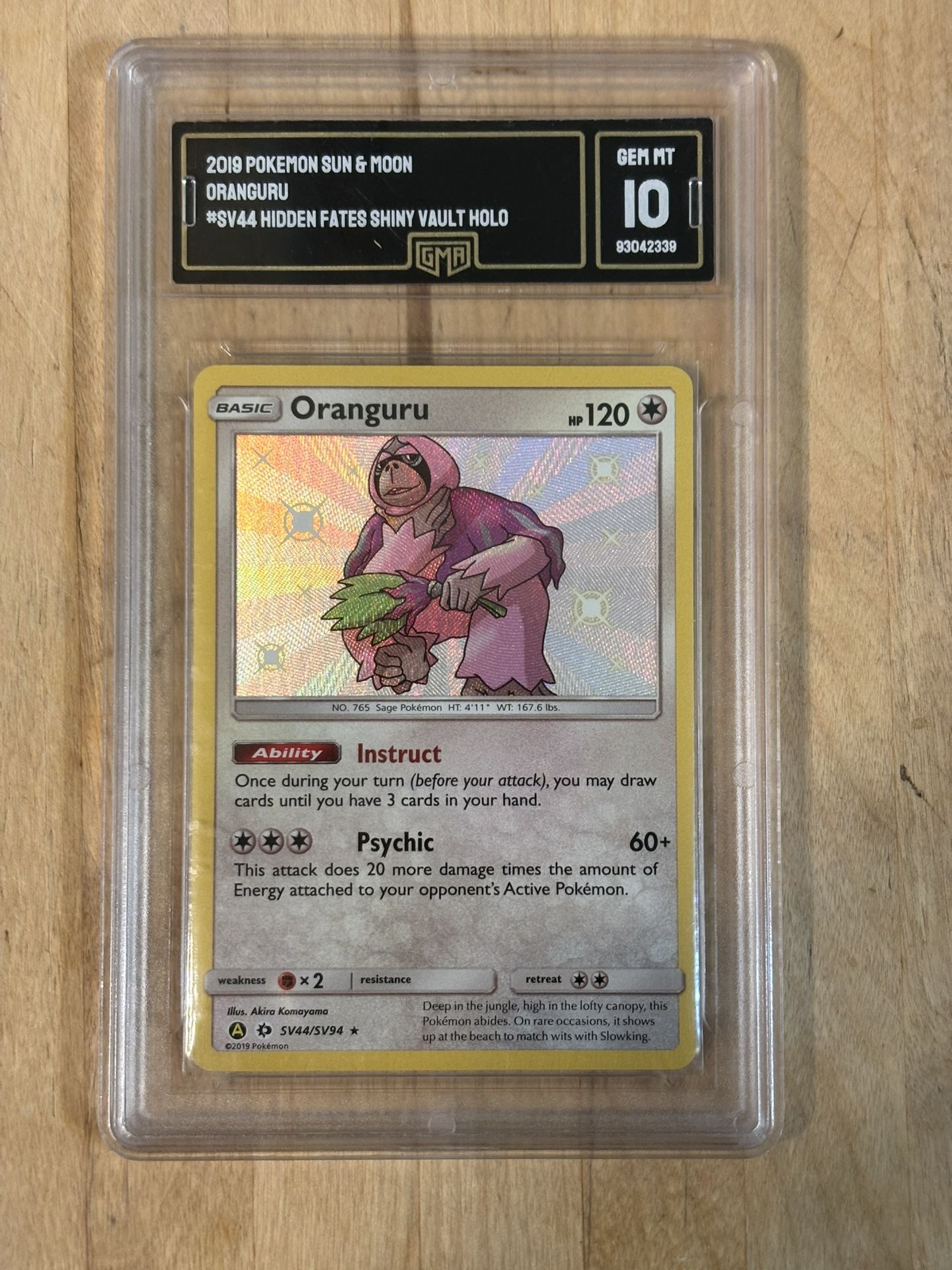 Oranguru Shiny GMA 10 Pokemon