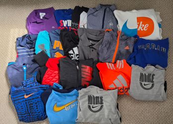 Athletic wear boys clothing lot size 7, Puma, Nike, under armour, vineyard vines ,adidas,Lacoste