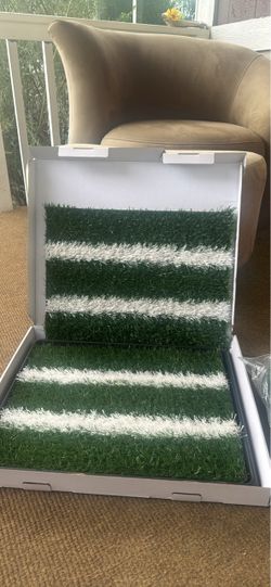 Indoor Dog Potty Grass Pad Tray