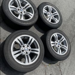 4 - 235/55r17 5x4.72 5x120 Stock Bmw X1 X3 X5 Wheels Rims Tires!!!!!!!!!!!