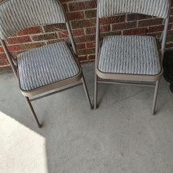Used Heavy Padded Folding Chairs Local Pickup Cash Only