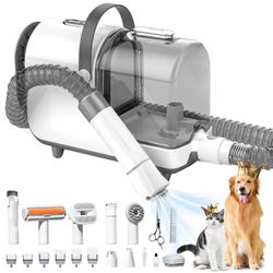 Bunfly Dog Grooming Kit,13000Pa Strong Grooming & Vacuum Suction 99... Fast Ship