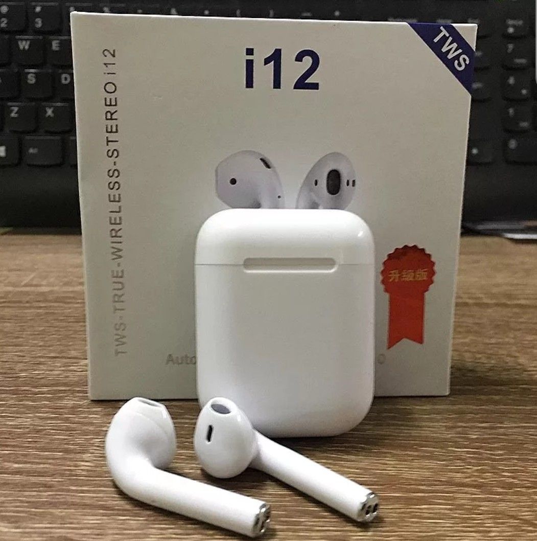 i12 TWS Bluetooth 5.0 Wireless Earphone Smart Touch Control Wireless Earbuds With Mic For iPhone X 7 8 Samsung S10 Xiaomi Huawei