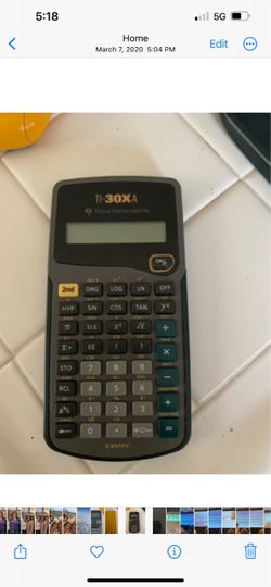 Texas Instruments TI-30XA Scientific Calculator