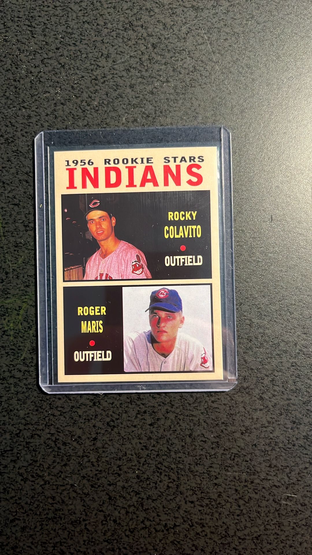 Maris / Colavito, Indians’56 Rookie Stars Card