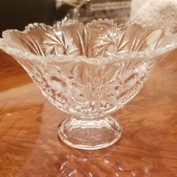 Hand Made Crystal Candy Bowl (Made in Czech Republic)