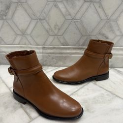 NWOT Size 8.5 Women's Franco Sarto Elese Cognac Brown Leather Boots from Nordstrom