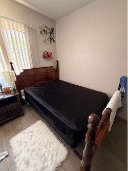 Bed frame & dresser /mirror set - MAKE OFFERS