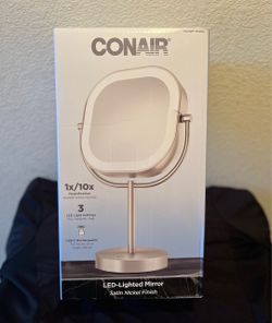 Mirror - “Brand New” Potable Beautiful, 2-Way Lamp Mirror. USB-C Chargeable with 3 LED Lighting Settings.