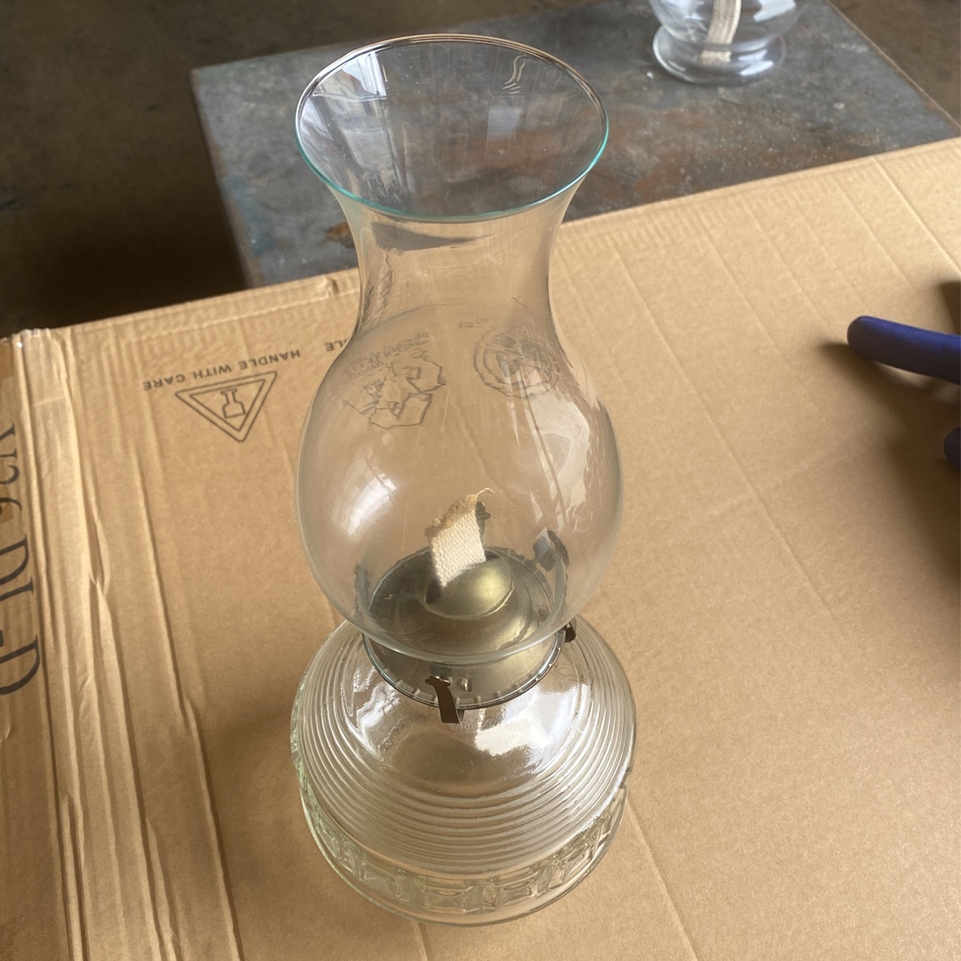 Vintage Farm Oil Lamp 