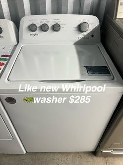 Nice Whirlpool top loader washer white color