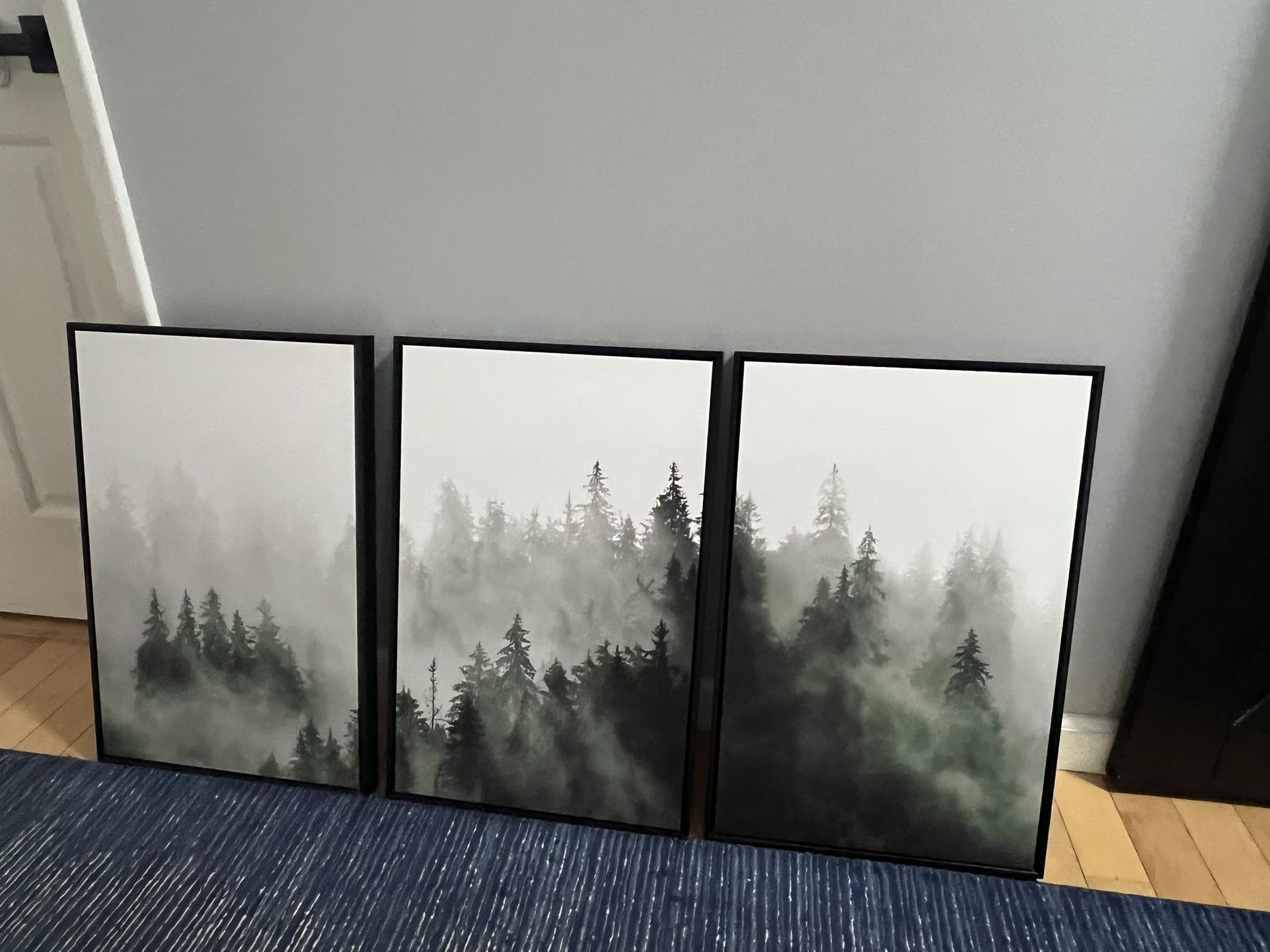 Wall Art- Green Pine Tree Forest