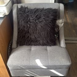 grey sofa