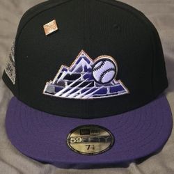 New Era Colorado Rockies Fitted Hat 7 1/4