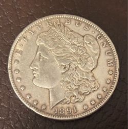 $1 1891 CC. Morgan dollar. Collectible
