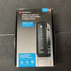 Motorola Modem and Router combo