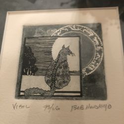 Etching By Artist Bob Harvey 