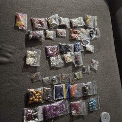 mixed Lot Of Beads