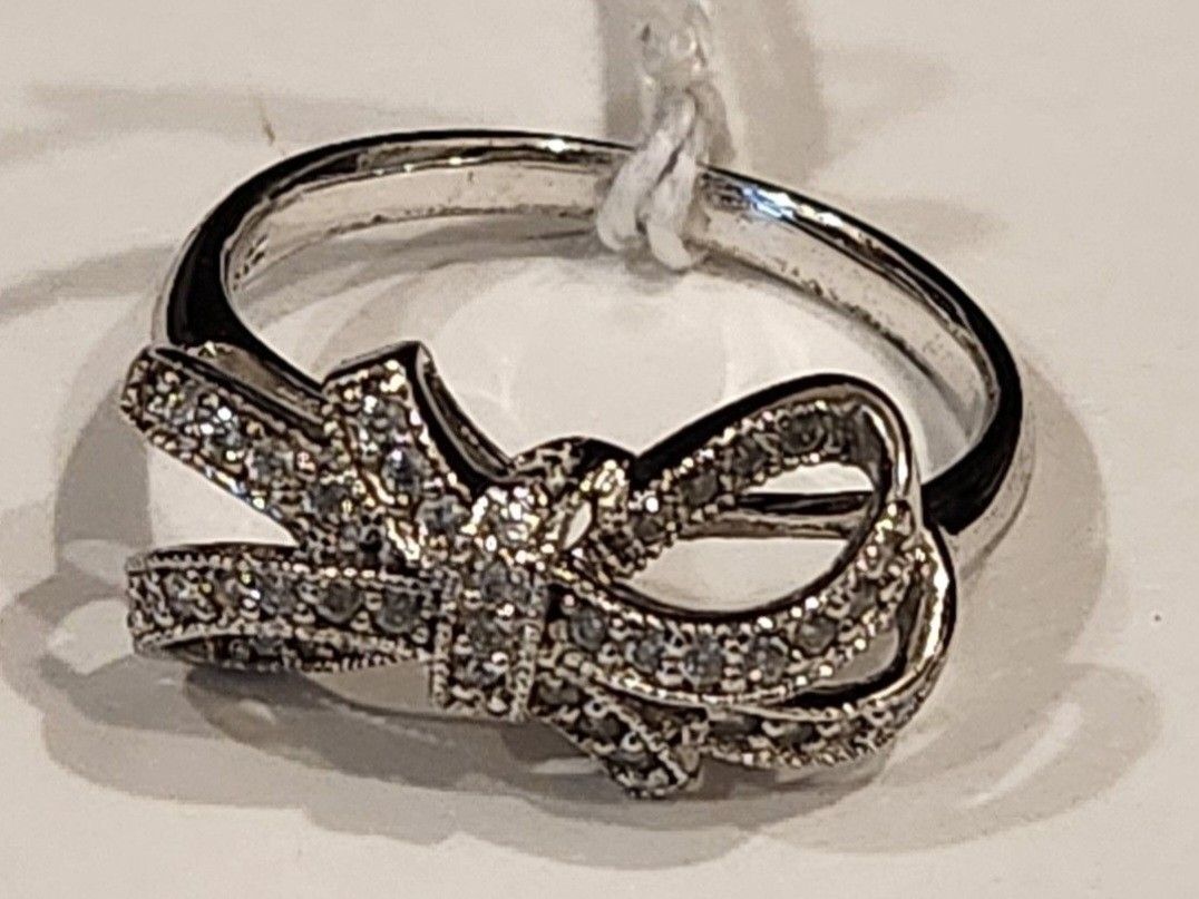 Sterling Silver/CZ Diamond Ring ($Reduced)