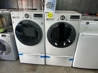 Lg set washer and gas dryer