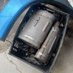 Challanger Stock Headers And Mufflers