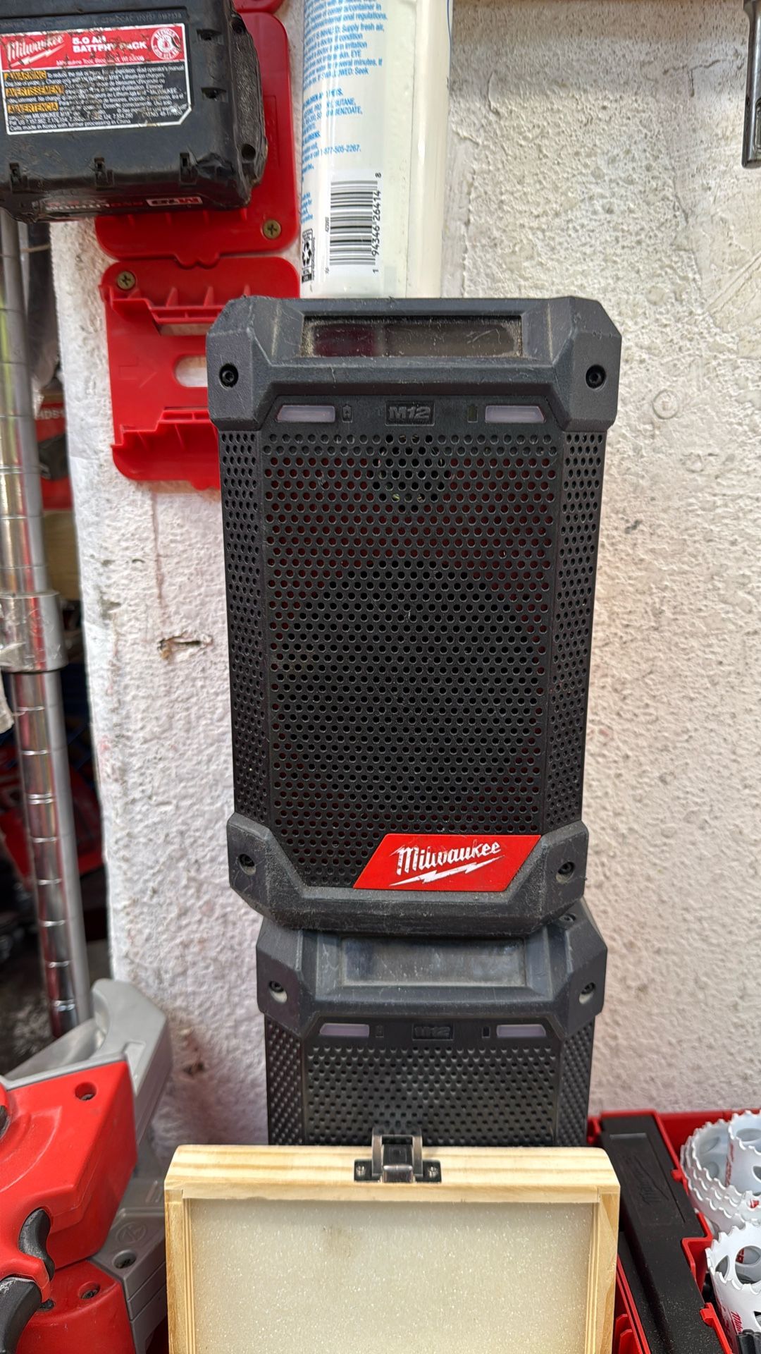 Milwaukee Radio Bluetooth Speaker And Battery Charger