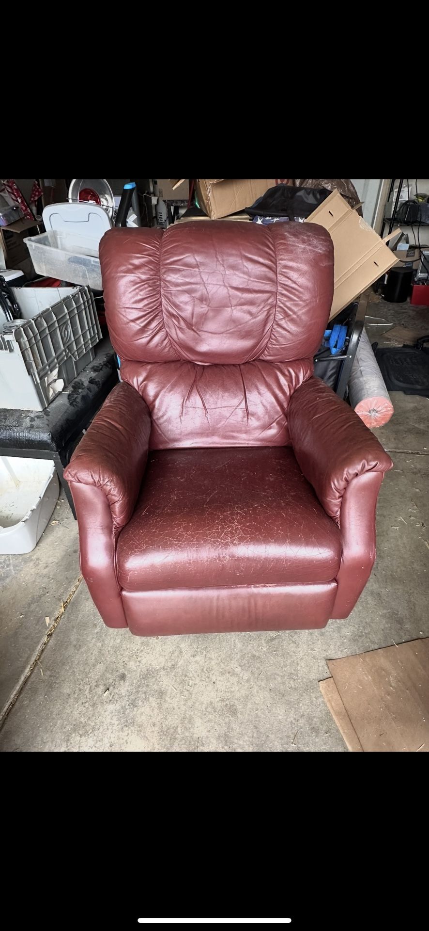 Free Leather Recliner