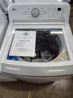 LG Washer WT7150CW 5.0 cu ft