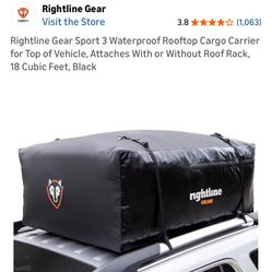 Vehicle Rooftop Soft Storage 