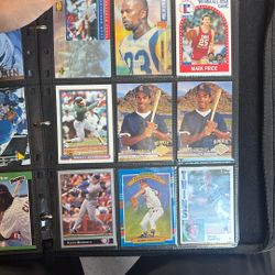Beautiful baseball card and basketball card collection ready to sell