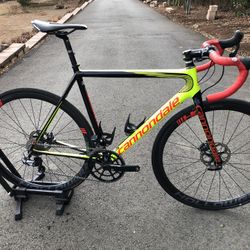 SuperSix Evo HiMod Cannondale Carbon Fiber Ultegra Di2 Stages Powermeter
