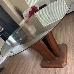 Glass Dinner Table 