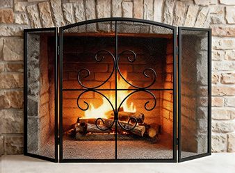 3 Panel Fireplace Screen