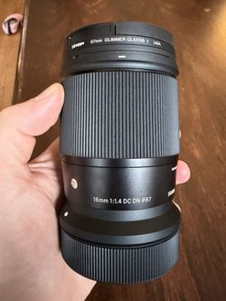 Sigma 16mm f/1.4 Lens, Canon RF Mount