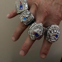 New England Patriots Super Bowl Rings