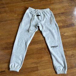 Essentials Light Oatmeal Sweatpants 