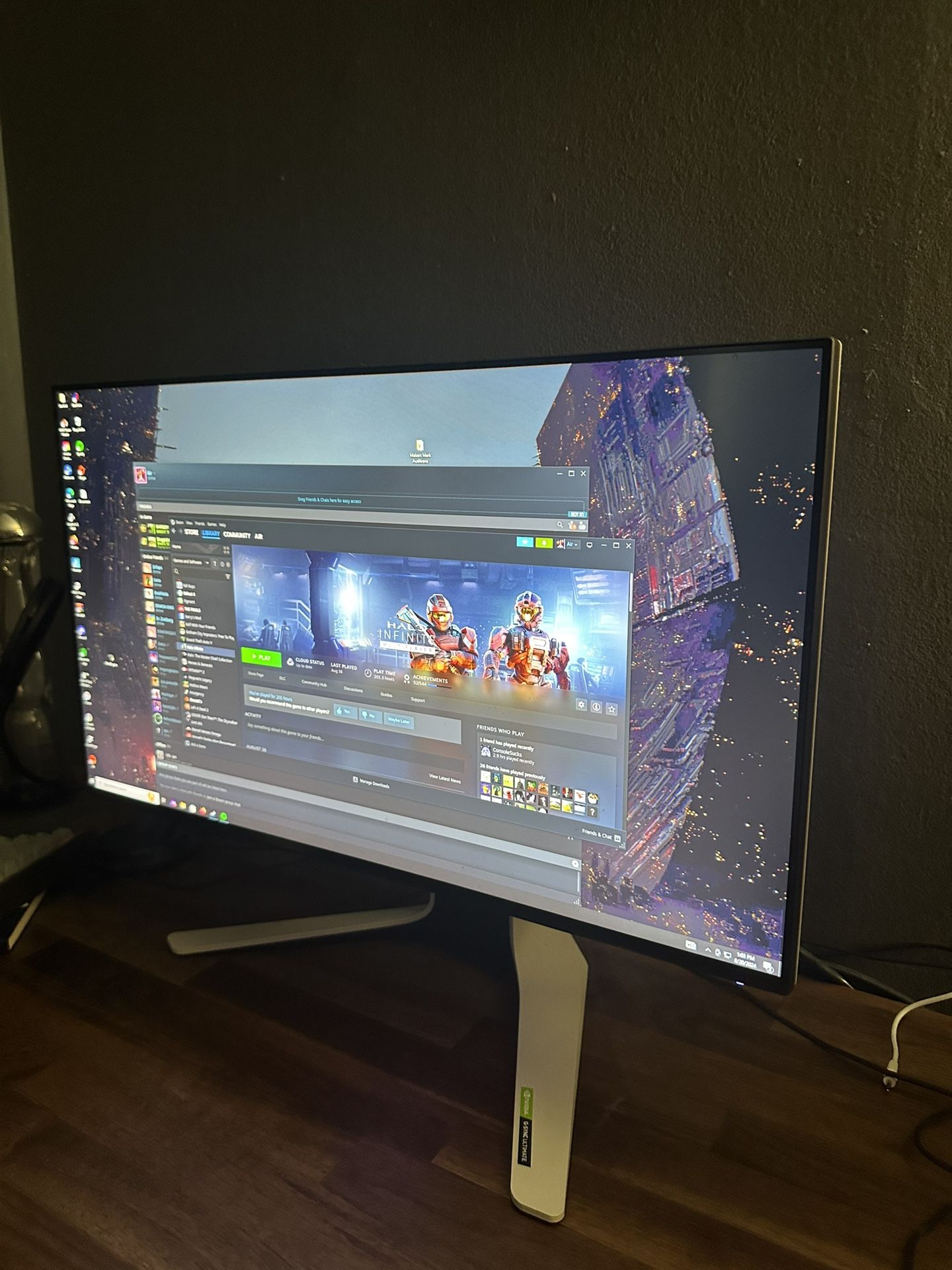 6900XT 5900X Gaming Pc Setup Alienware 240hz 1440p