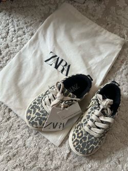 ZARA Baby Leopard Print Sneakers – Size 7 / EU 23 – NEW WITH TAGS