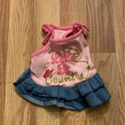 Country Ruffled Dress For Pet