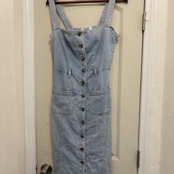 New Reformation Denim Mini Dress size 8 retail $210