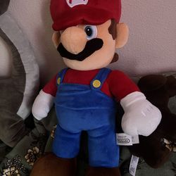 Brand New Plush Large Toy/pillow-Super Mario- 22’’