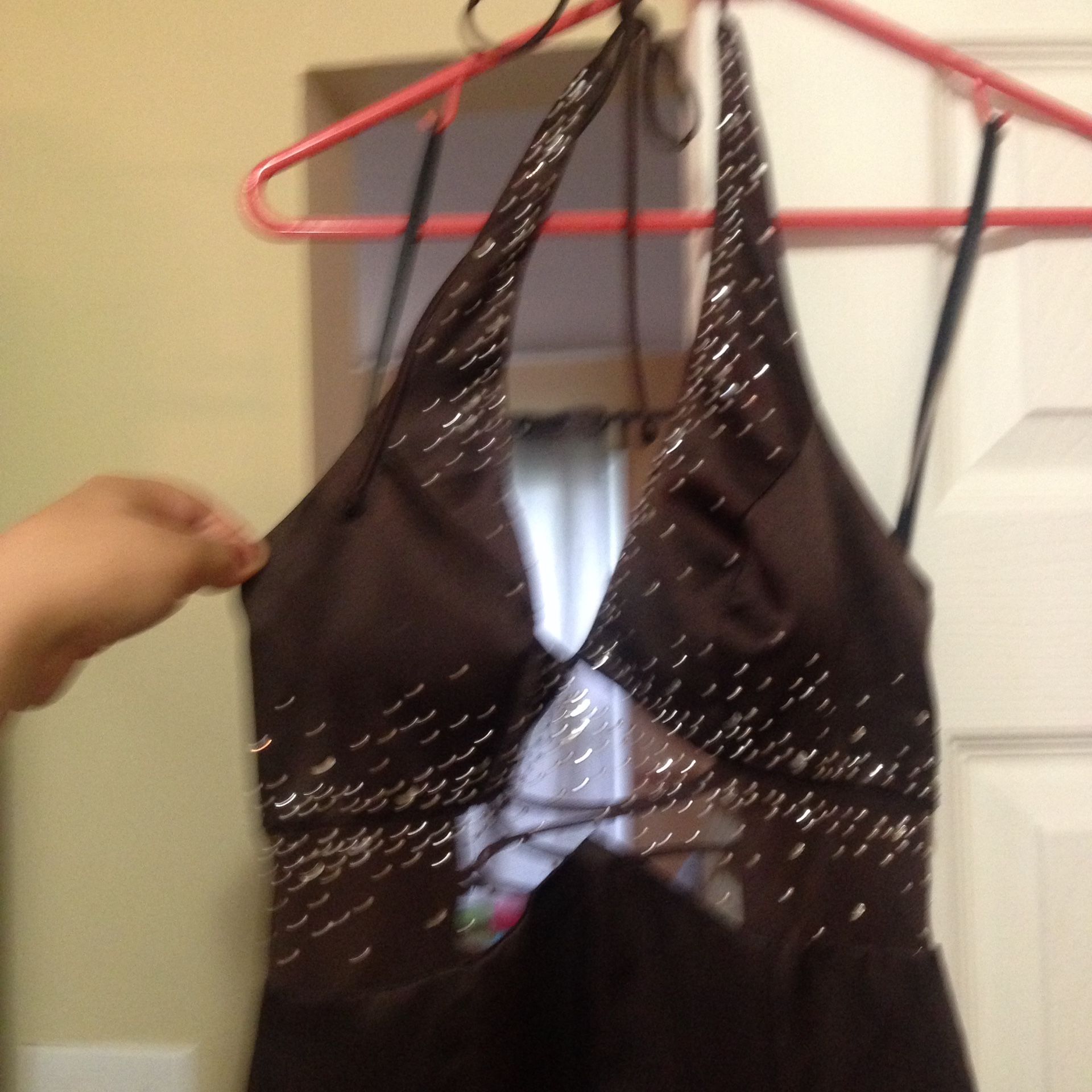 Brown mermaid dress