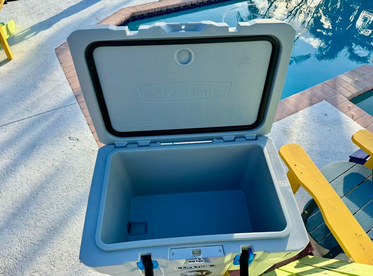 New Lifetime Insulated Cooler