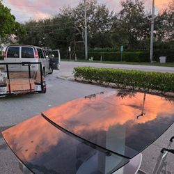 High End Calligaris Glass Table