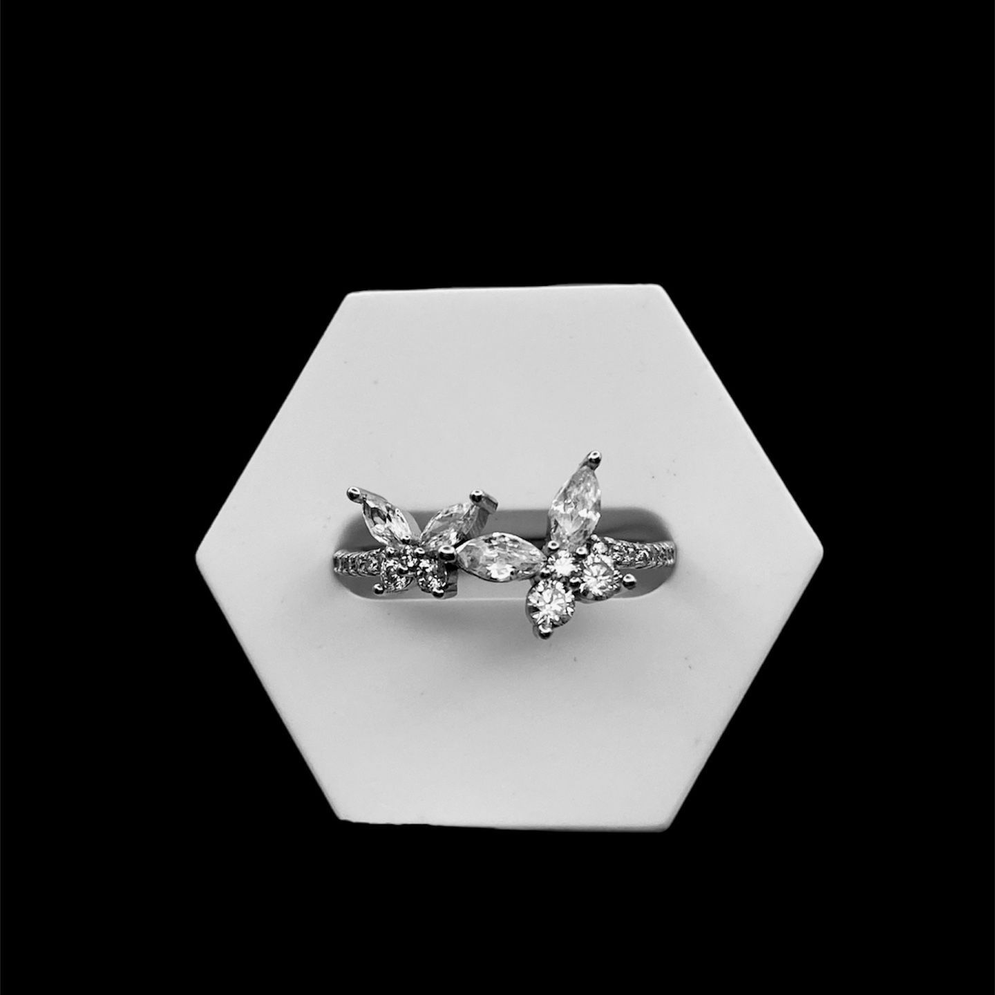 Butterfly Ring 925Sterling Silver Ring  Sizes 6-7  Women’s Ring Gift Idea 