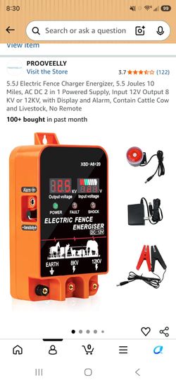 Prooveelly Electric Fence Charger