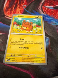 ⚡ Pawmi Pokémon Card #032/094 – Near Mint – Only $0.25! ⚡