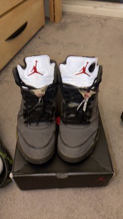 Jordan 5 off white used size 11